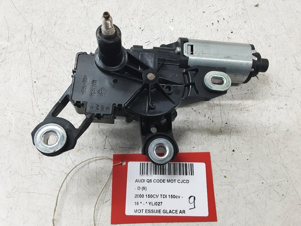 MOTEUR ESSUIE-GLACE ARRIÈRE Audi Q5 (8RB) (8E9955711E), Mevr. I. Hauben, Audi, Utilisé, Rue de l'Espoir 34 34
4030  GRIVEGNÉE, BE