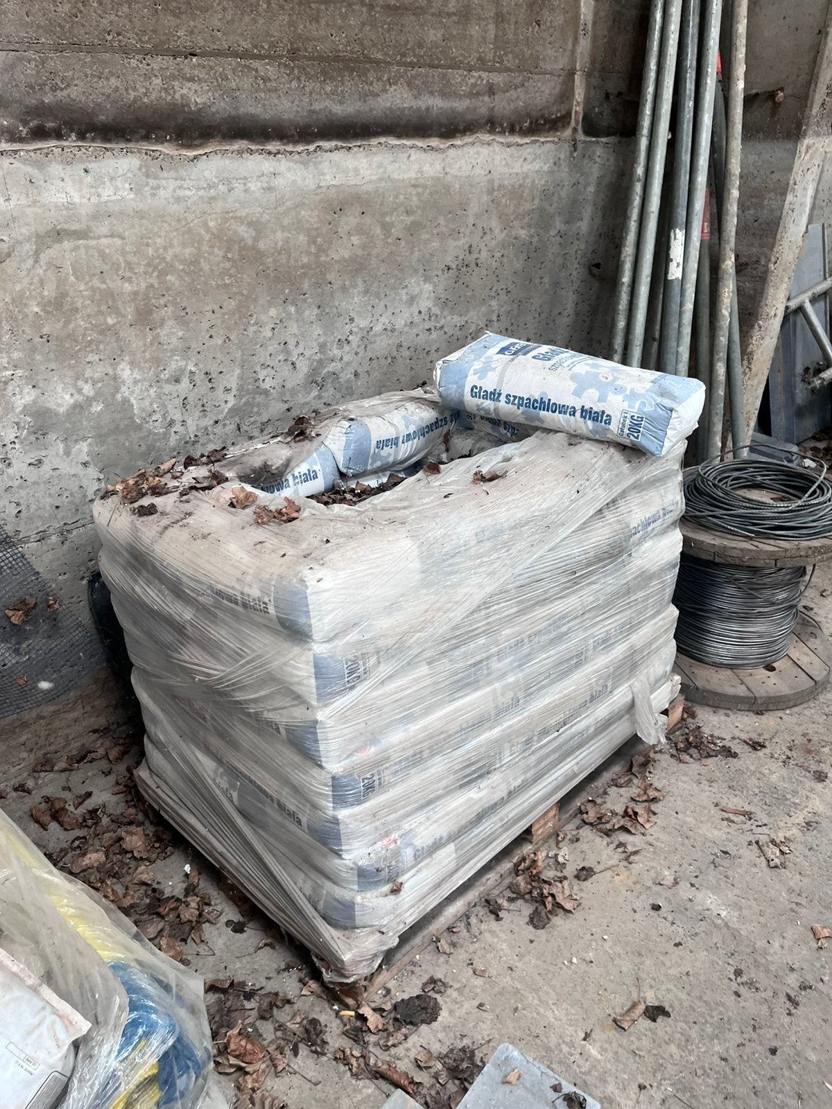 Pallet kalk gratis, Ophalen, Zo goed als nieuw