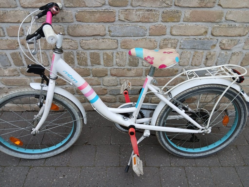 Meisjesfiets 20 inch, Vélos & Vélomoteurs, Vitesses, Utilisé, Frein à disque, 20 pouces