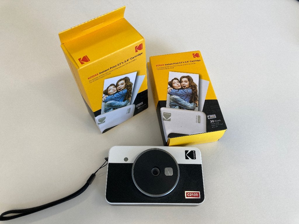 KODAK C210R MINI SHOT 2 INSTANT CAM RETRO, Ophalen, Zo goed als nieuw, Polaroid, Kodak