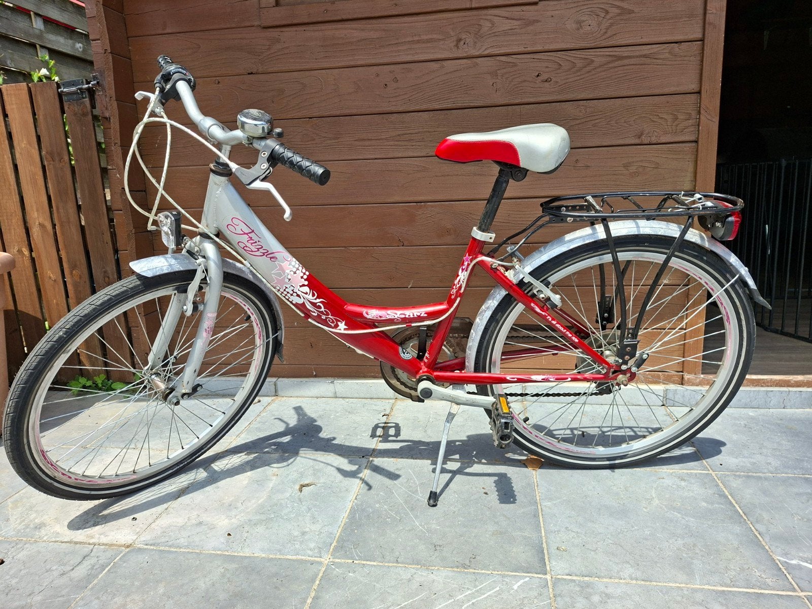 Meisjesfiets 22 inch, Ophalen, Gebruikt, 22 inch, Versnellingen