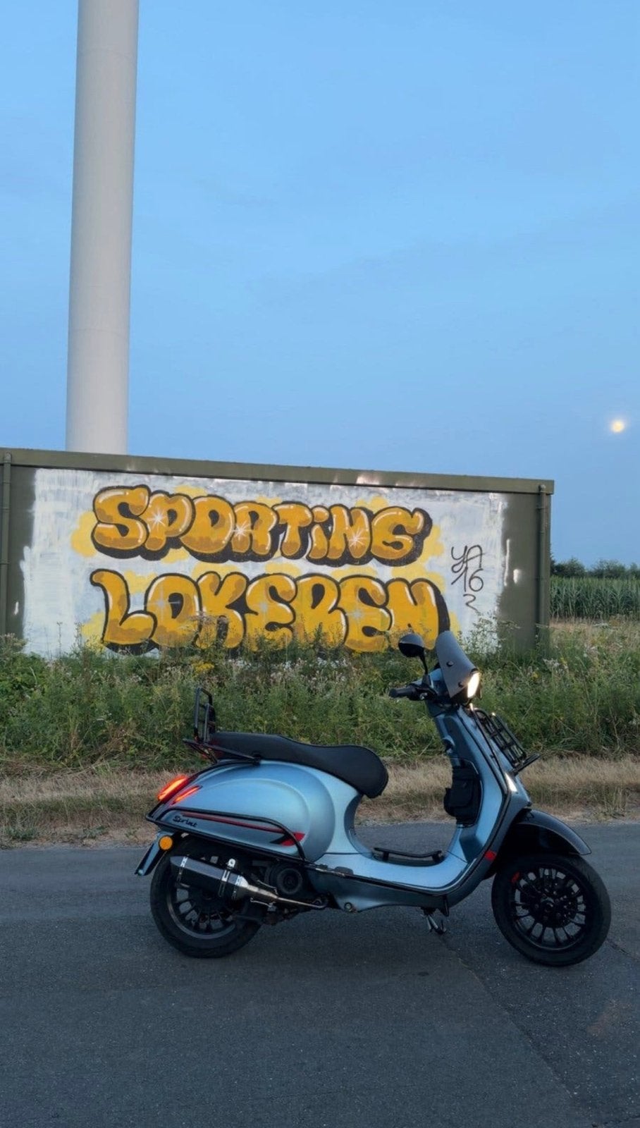 Vespa sprint, Fietsen en Brommers, Ophalen, Zo goed als nieuw