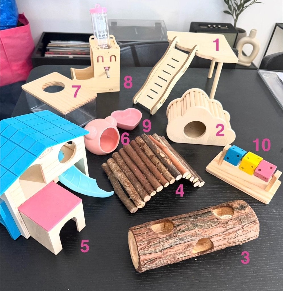 Lot accessoires hamster, Animaux & Accessoires, Rongeurs & Lapins | Accessoires, Comme neuf, Accessoire pour rongeur, Enlèvement ou Envoi