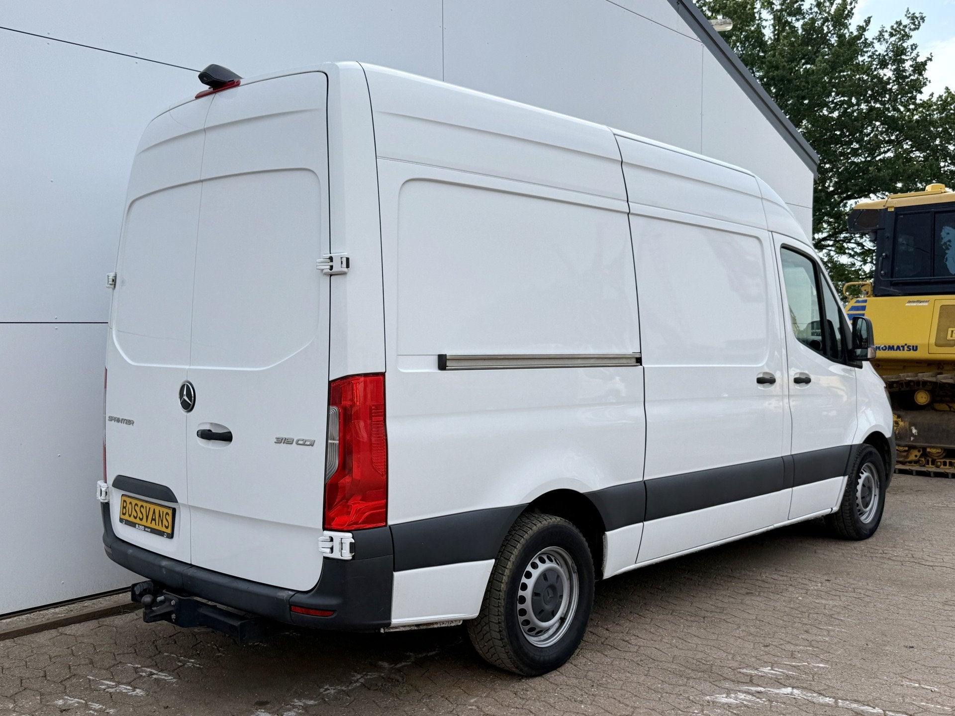 Mercedes-Benz Sprinter 319 3.0 V6 6-cilinder L2H2 10-Inch MB, Auto's, Gebruikt, Zwart, Mercedes-Benz, Bedrijf
