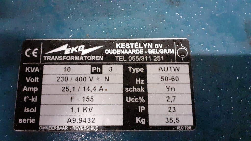 transfo, transformator EKO 230/400V 10KVA Omkeerbaar, Ophalen, Gebruikt, Overige typen