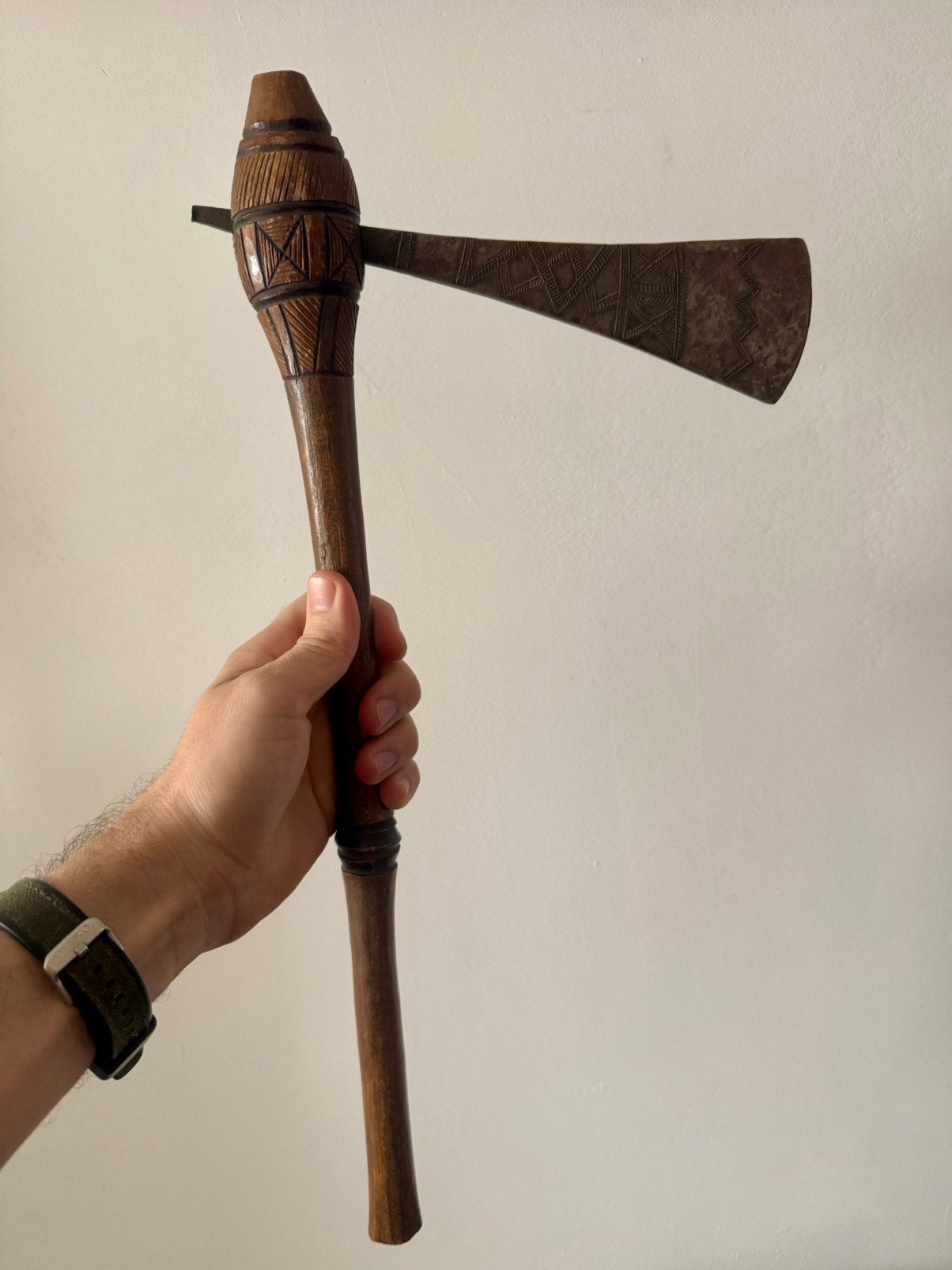 Chokwe bijl Afrika Congo, Antiek en Kunst, Ophalen