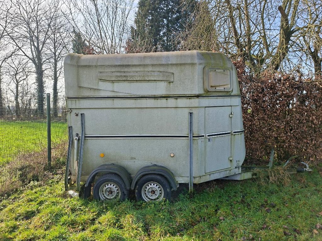 Paarden trailer, Enlèvement, Utilisé, Polyester, Remorque 1½ cheval