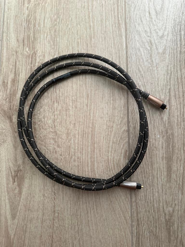 HAMA Audio kabel ODT 1.5 m, Audio, Tv en Foto, Audiokabels en Televisiekabels, Ophalen, Zo goed als nieuw
