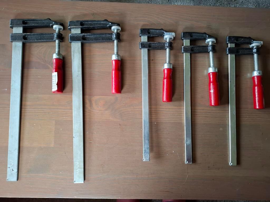 5 lijmklemmen, Doe-het-zelf en Bouw, Gereedschap | Handgereedschap, Ophalen