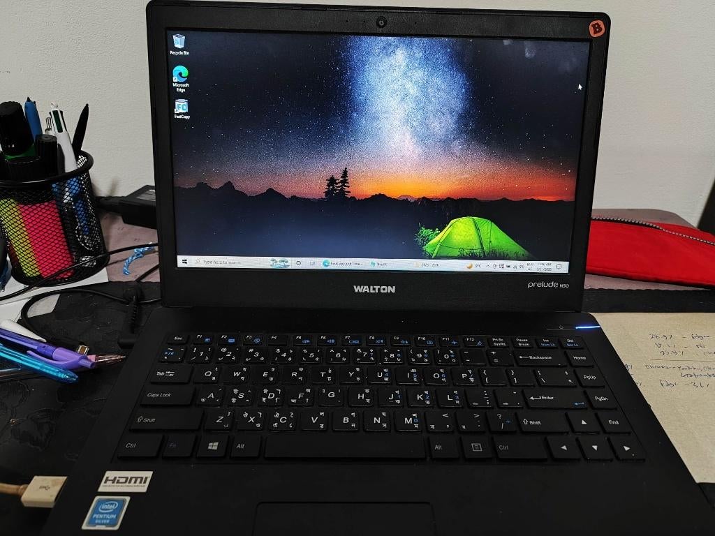 14 inch laptop te koop, Computers en Software, Windows Laptops, Ophalen, Gebruikt, 2 tot 3 Ghz, Qwerty