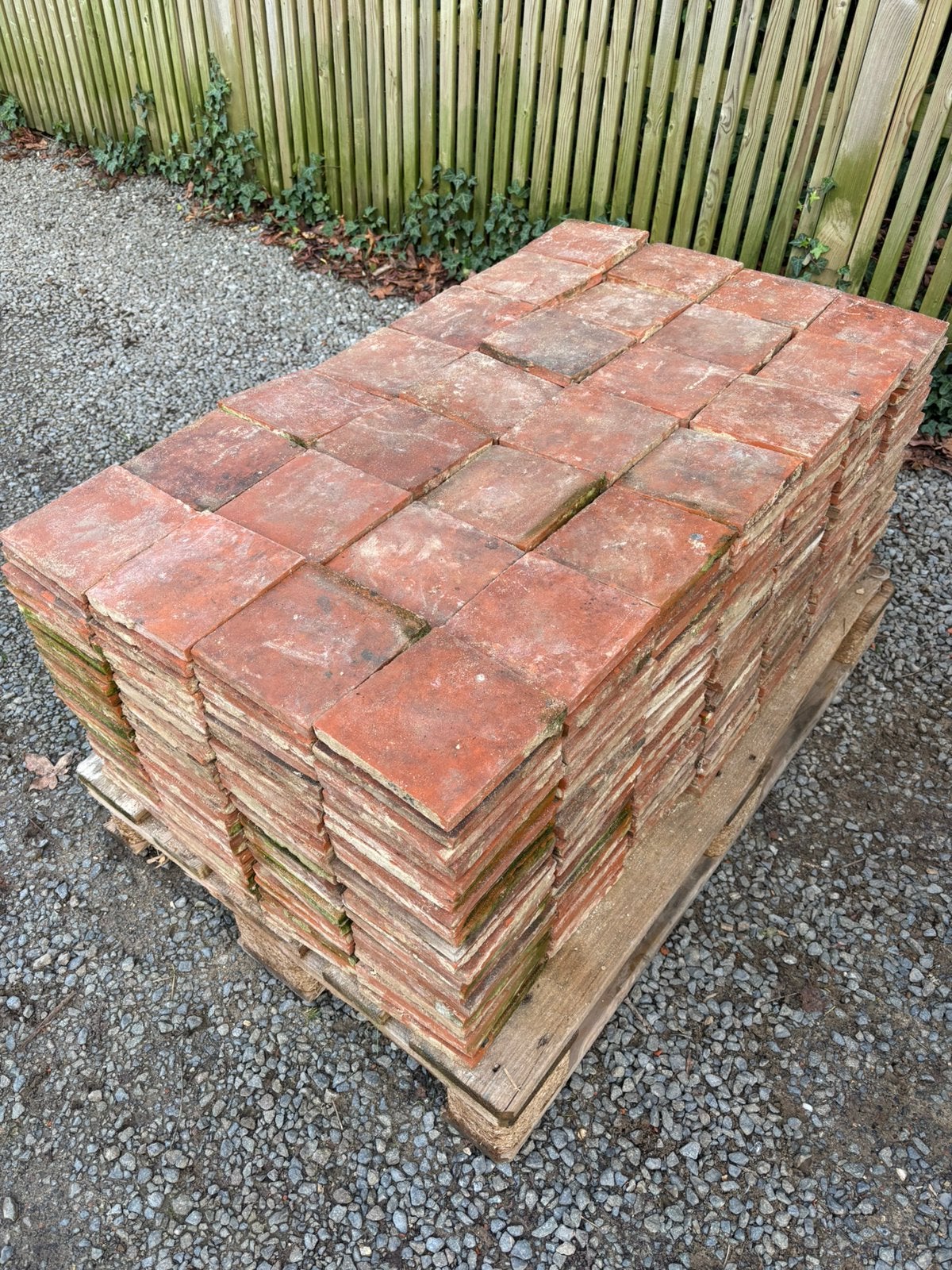 Lot Antieke terracotta tegels. Voor info BELLEN 0474220705, Ophalen