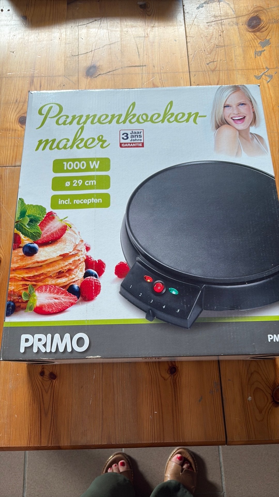Pannenkoeken maker primo, Ophalen, Gebruikt