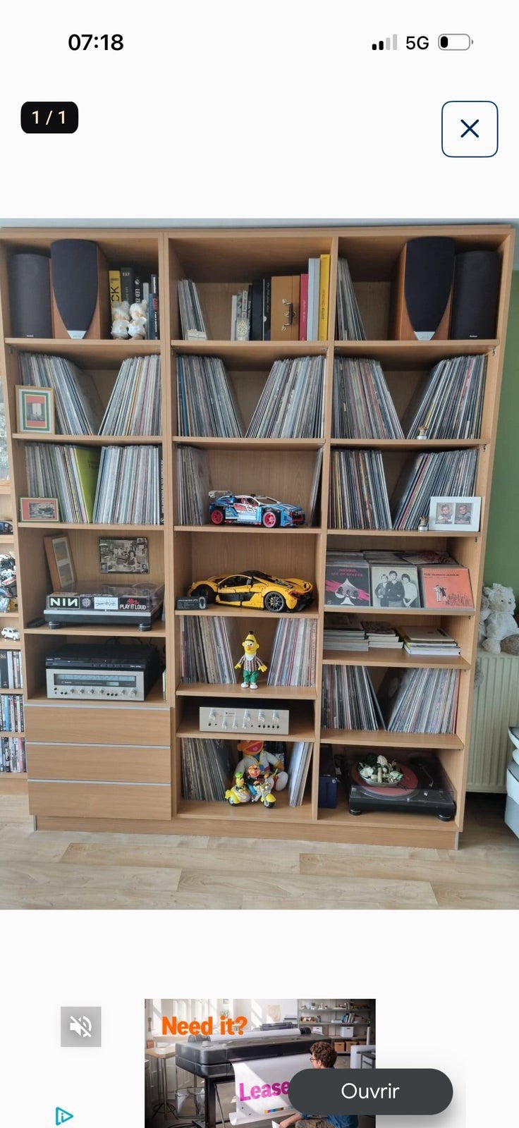 Bibliotheek - kledingkast - zeer goed onderhouden, Huis en Inrichting, Ophalen, Zo goed als nieuw