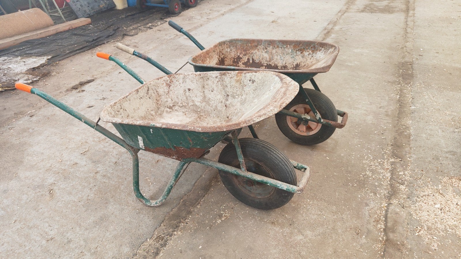 Kruiwagen / metserskruiwagen, Ophalen, Gebruikt