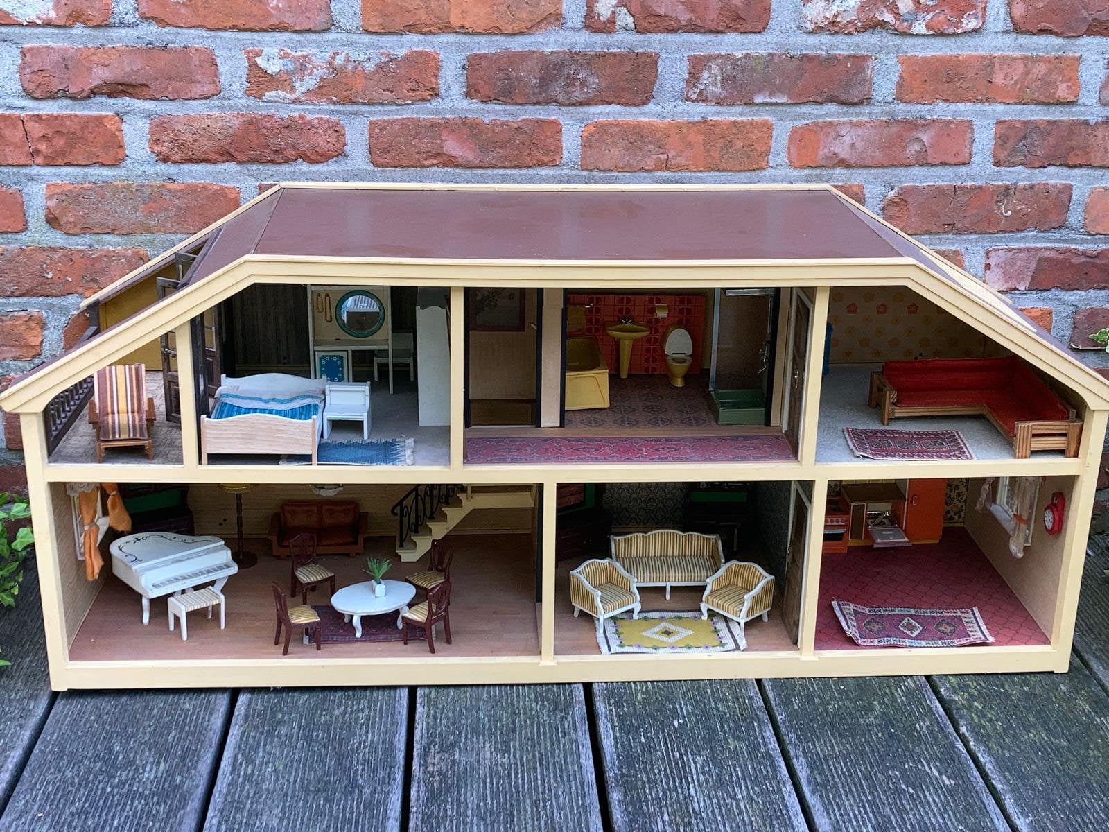 Poppenhuis vintage, Ophalen, Gebruikt, Poppenhuis