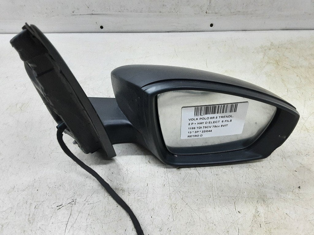 RETROVISEUR EXTERIEUR DROIT Polo V (6R) (6R11857502BE9B9), Volkswagen, Mevr. I. Hauben, Utilisé, Rue de l'Espoir 34 34
4030  GRIVEGNÉE, BE