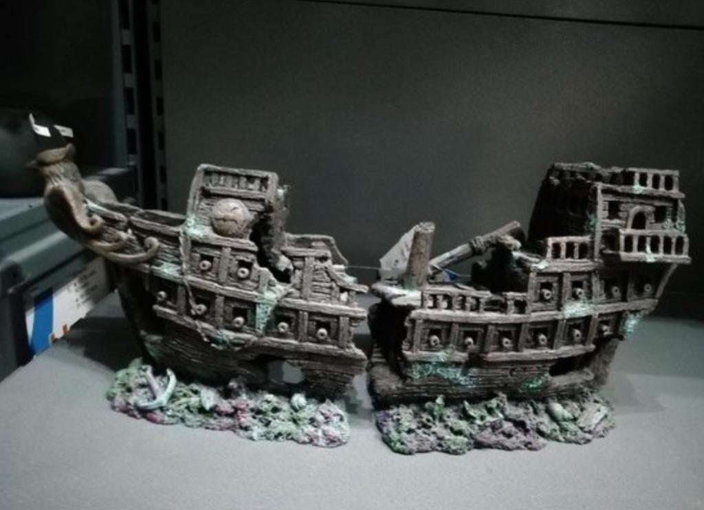 Aquarium decoratie boot, Dieren en Toebehoren, Ophalen of Verzenden