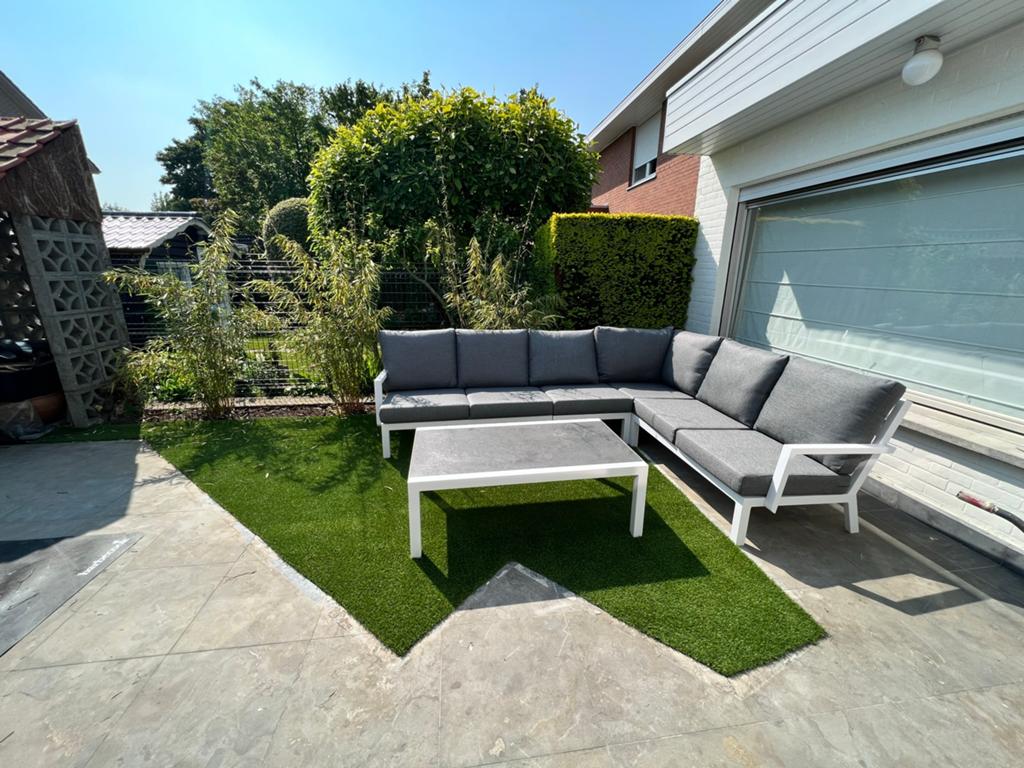 Loungeset Vinci, Ophalen, Zo goed als nieuw, Aluminium, Loungeset