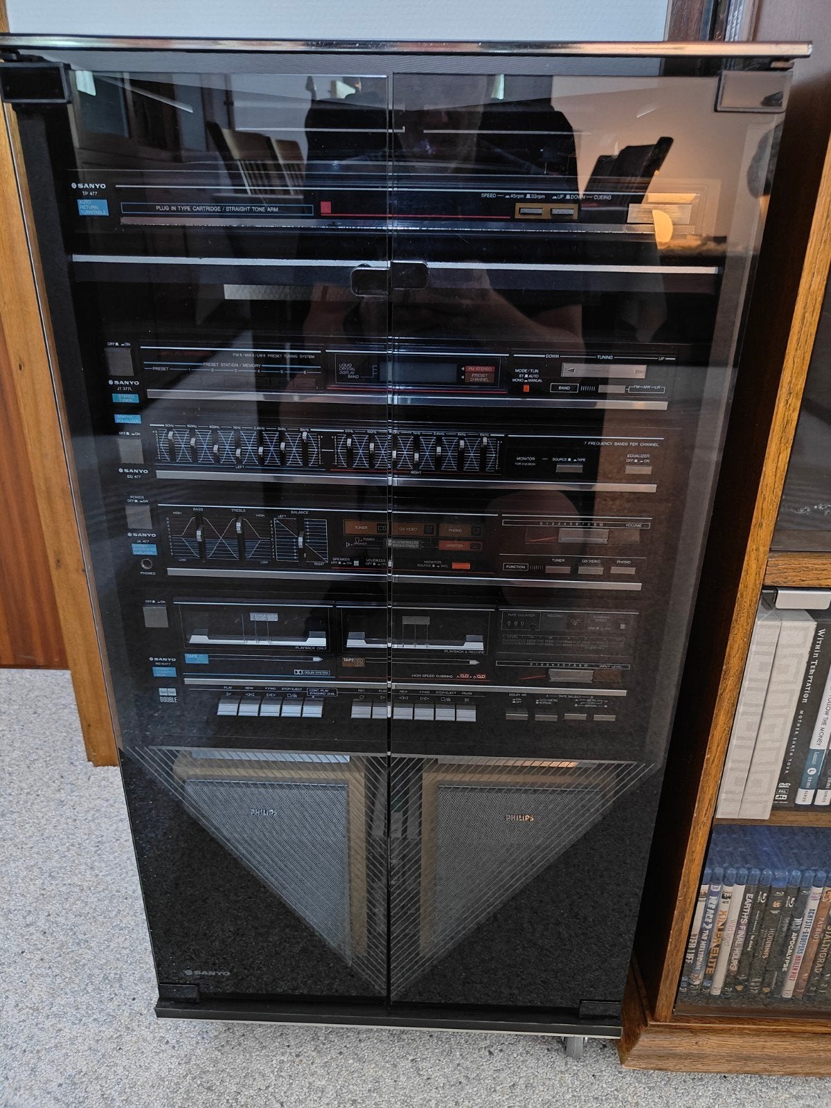 Rack stéréo rétro Sanyo, TV, Hi-fi & Vidéo, Enlèvement