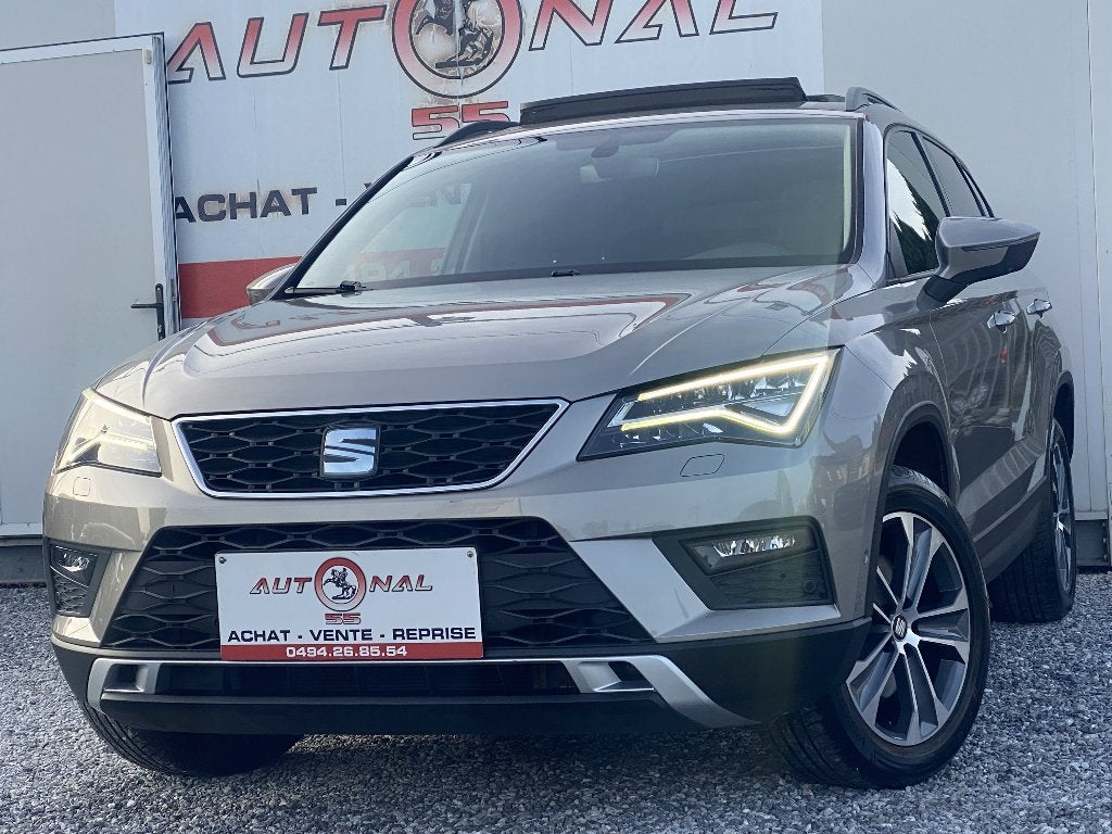 SEAT ATECA 1.0 TSI*1MAIN*XENON*ALCANTARA*TOIT PANO*CAMERA, Argent ou Gris, Achat, Euro 6, Entreprise