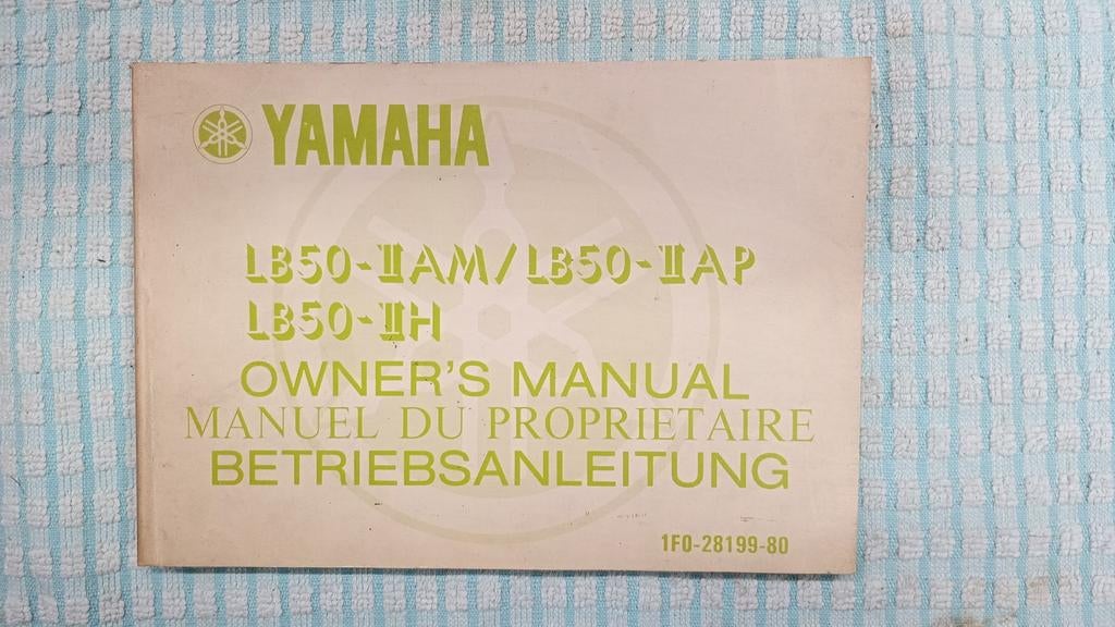 Yamaha chappy LB50 owner's manual, Motoren, Ophalen