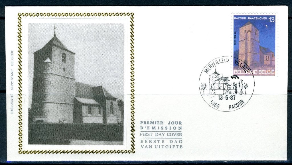 (B) 2254 FDC z/s 1987 - Toeristische uitgifte., Verzenden, Gestempeld, 1e dag stempel, Gestempeld