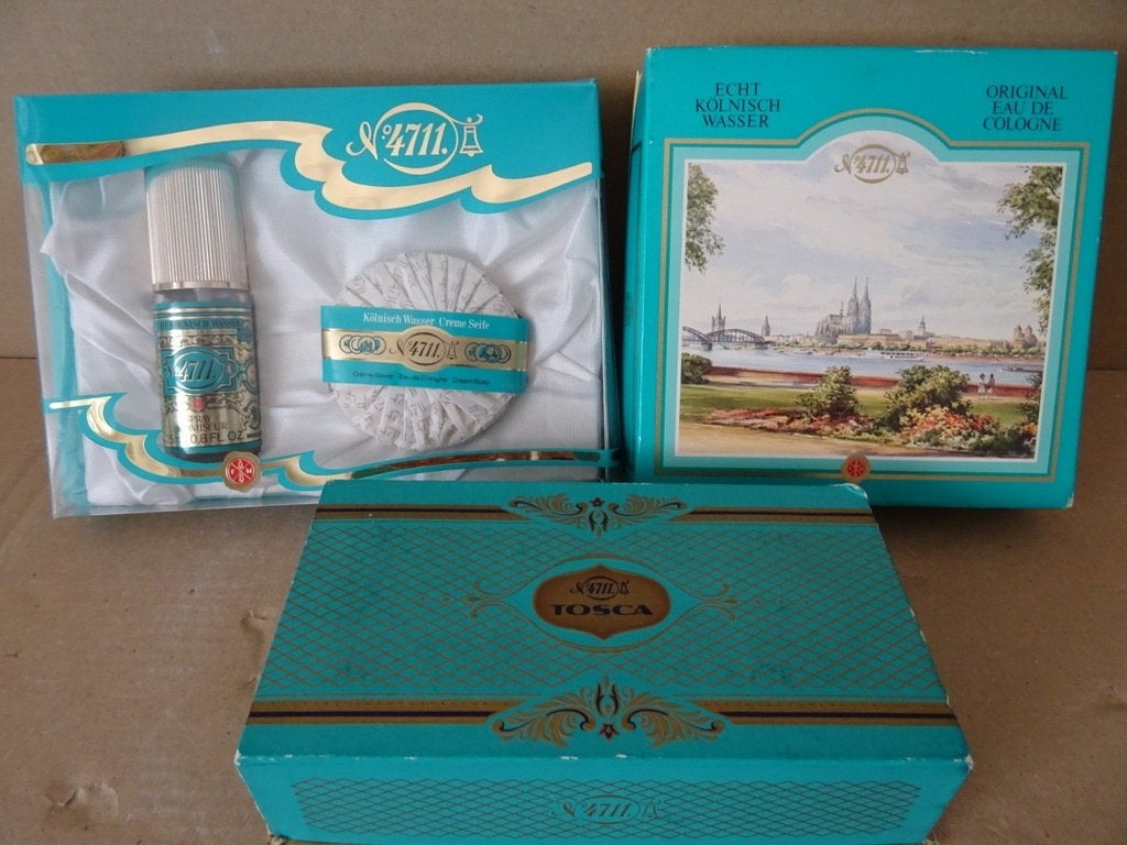 4711 vintage 4711 Eau de Cologne en zeep collectie 1970, Ophalen of Verzenden
