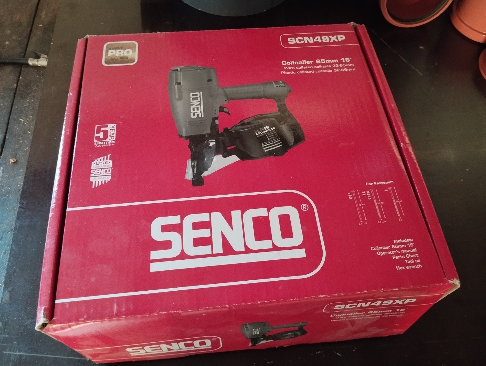 Pneumatisch nagelpistool senco scn49xp , nooit gebruikt, Ophalen