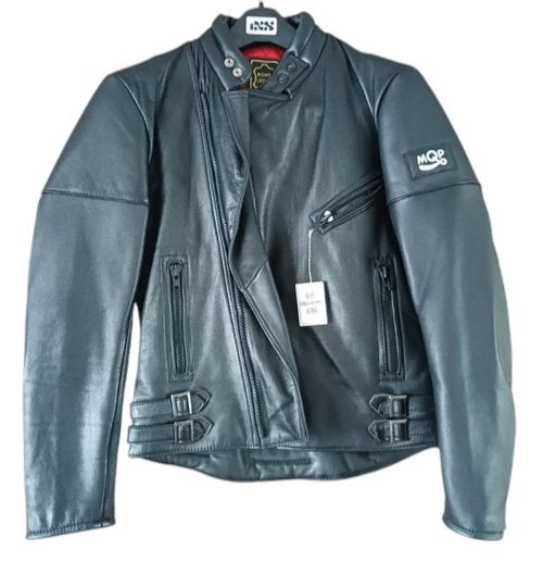 Nieuwe MQP genuine leather leren motorjas dames - Mt. 46, MQP, Jas | leer, Ophalen of Verzenden, Nieuw zonder kaartje