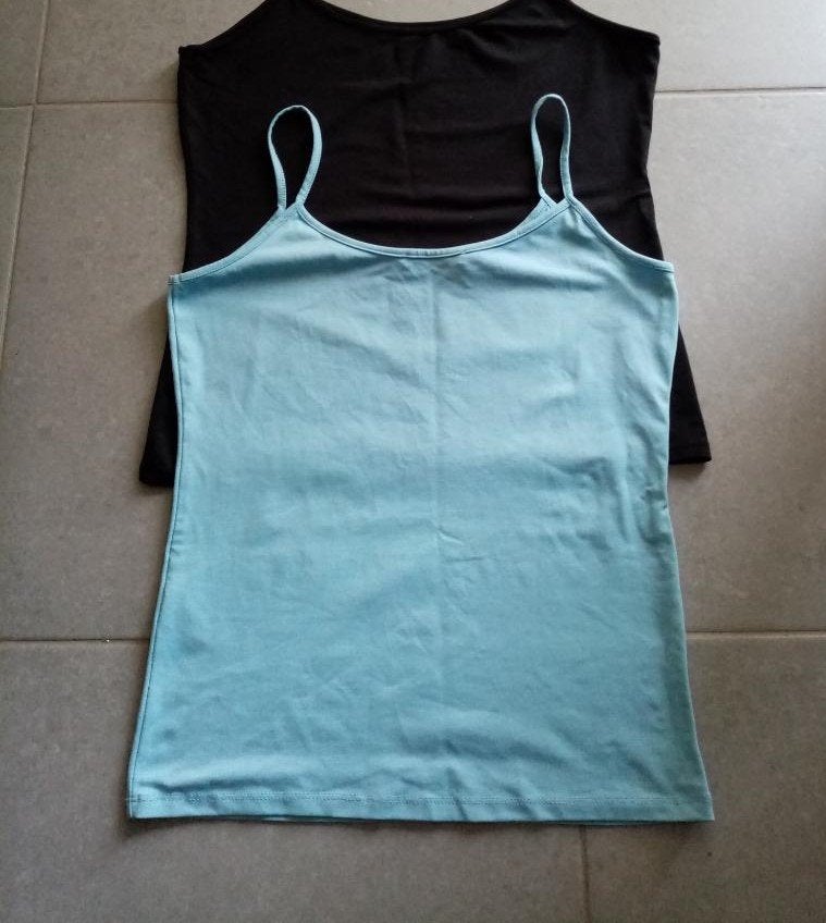 Zara : Nieuw lichtblauw spaghettitop topje maat L, Blauw, Maat 42/44 (L), Nieuw, Ophalen of Verzenden