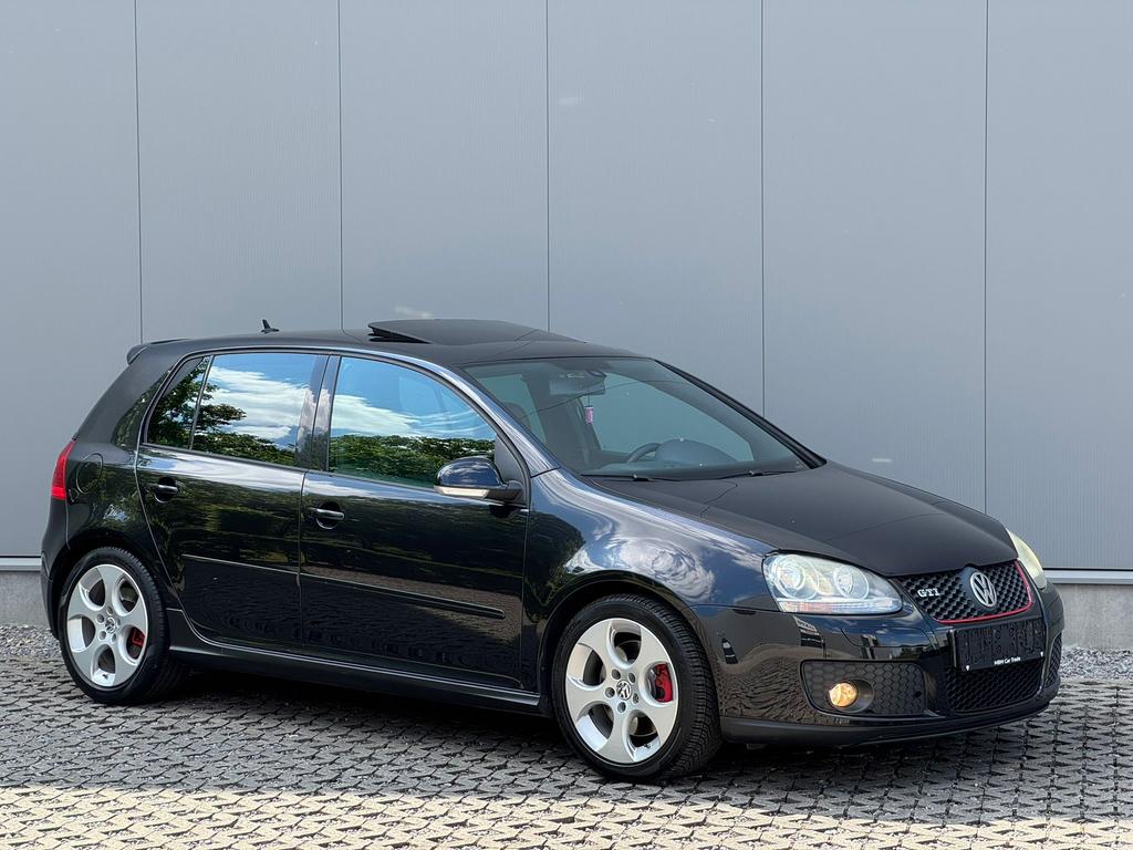 Gti golf 5, Auto's, Volkswagen, Zwart, Parkeersensor, Zwart, Leder