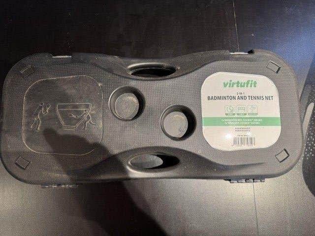 Virtufit - 2 in 1 Badminton and tennisnet, Enlèvement, Comme neuf