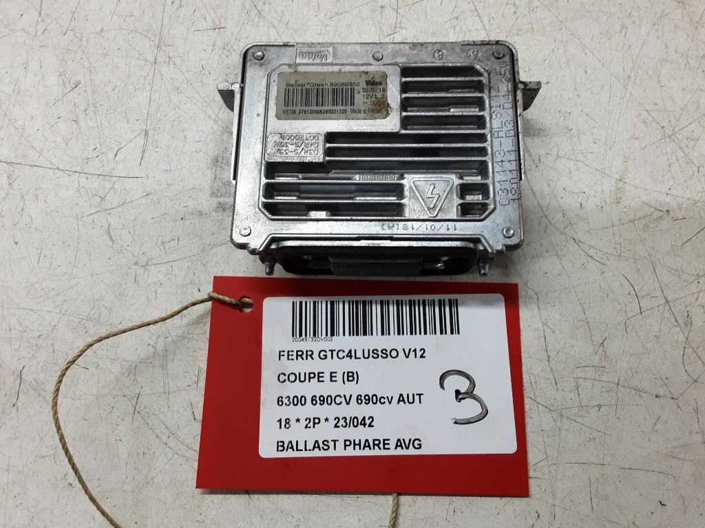 BALLAST DE PHARE XENON GAUCHE Ferrari GTC4 Lusso (89089352), Mevr. I. Hauben, Ferrari, Utilisé, Rue de l'Espoir 34 34
4030  GRIVEGNÉE, BE