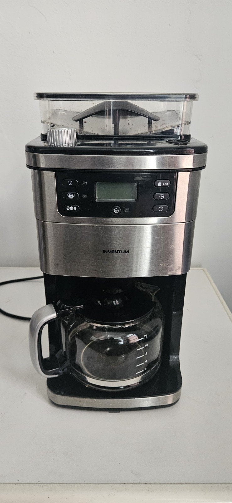 Inventum KZ915GD – Machine à café filtre 1,5 L avec broyeur, Café en grains, Utilisé, 10 tasses ou plus, Enlèvement