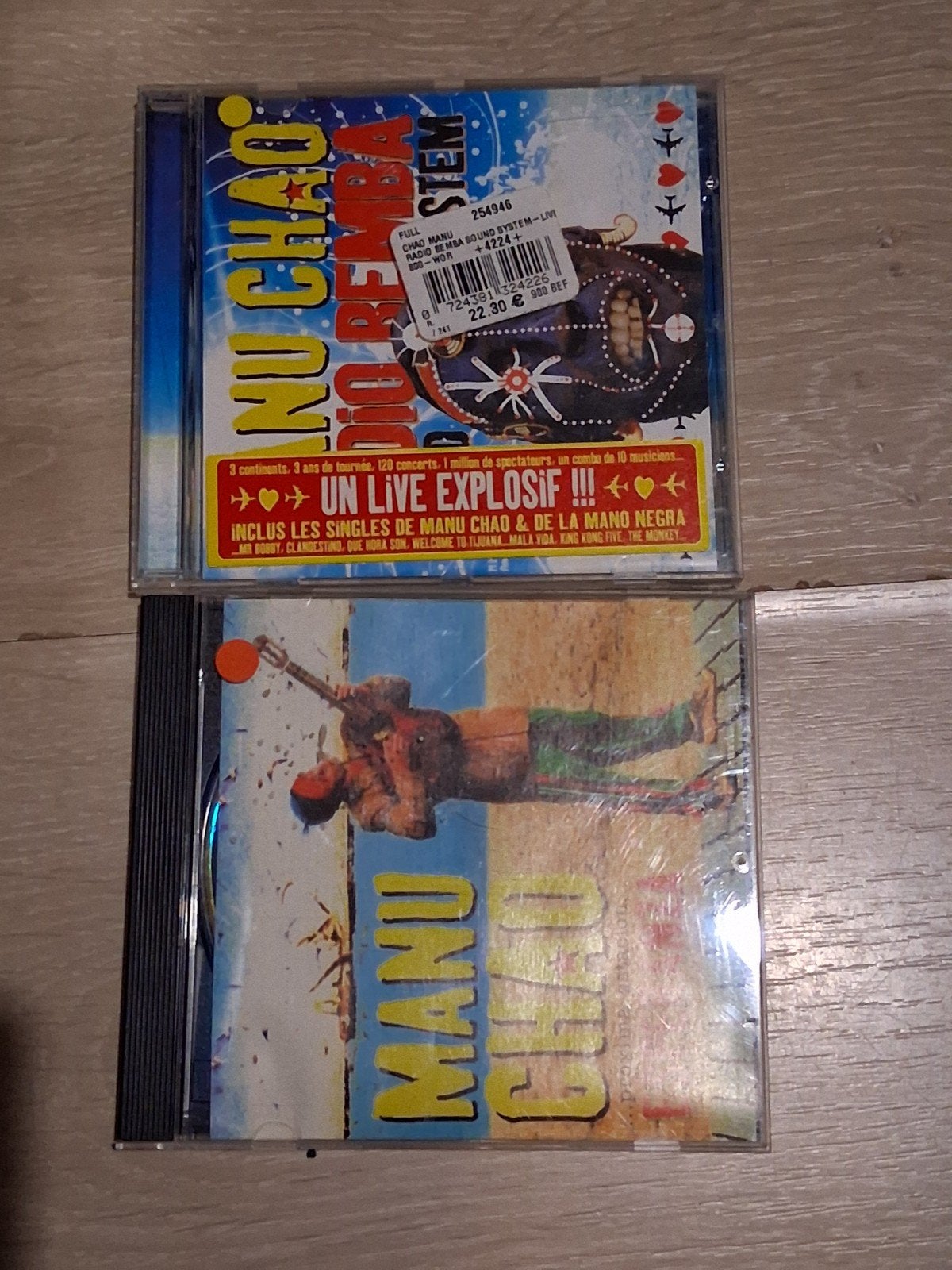2 cd´s Manu chao, CD & DVD, CD | Musique du monde, Enlèvement ou Envoi, Comme neuf, Album, Caribéen