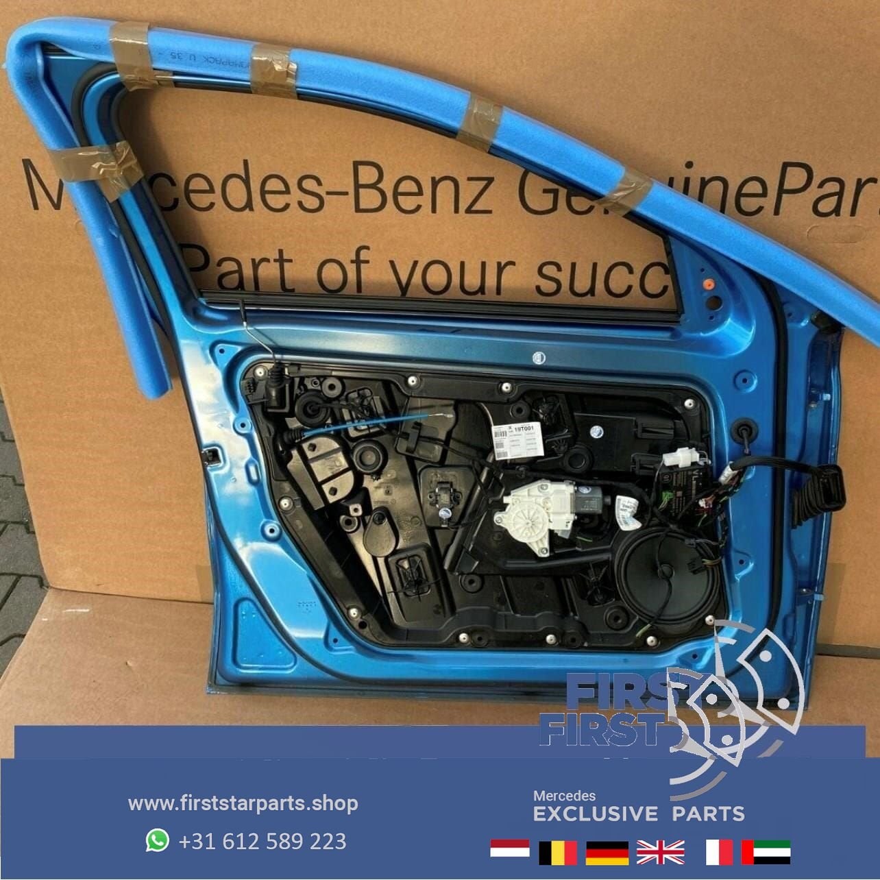 W156 deur LINKS portier Mercedes GLA 2013-2019 BLAUW Mercede, Utilisé, Porte, -, Enlèvement ou Envoi