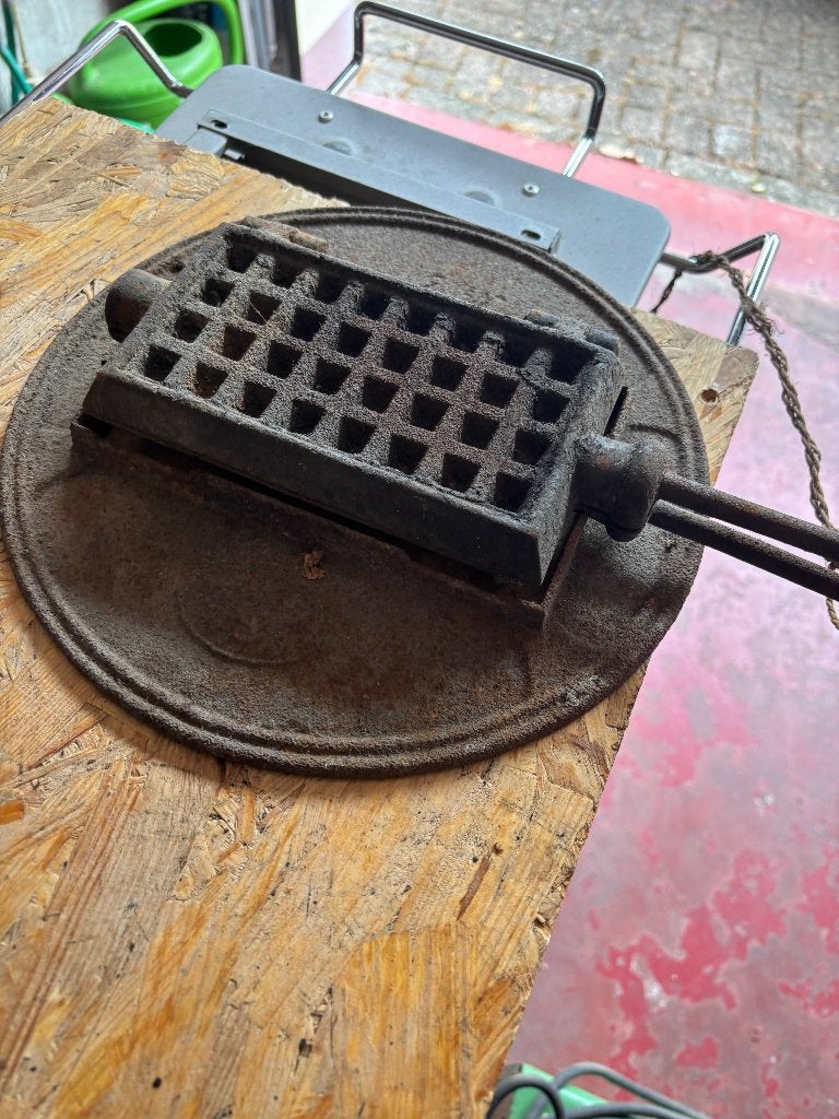 wafelijzer, Antiek en Kunst, Ophalen