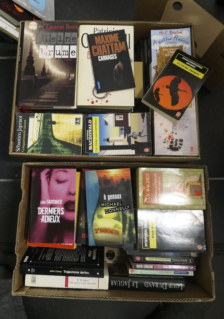 75 livres police suspense thriller en lot, Livres, Enlèvement, Utilisé