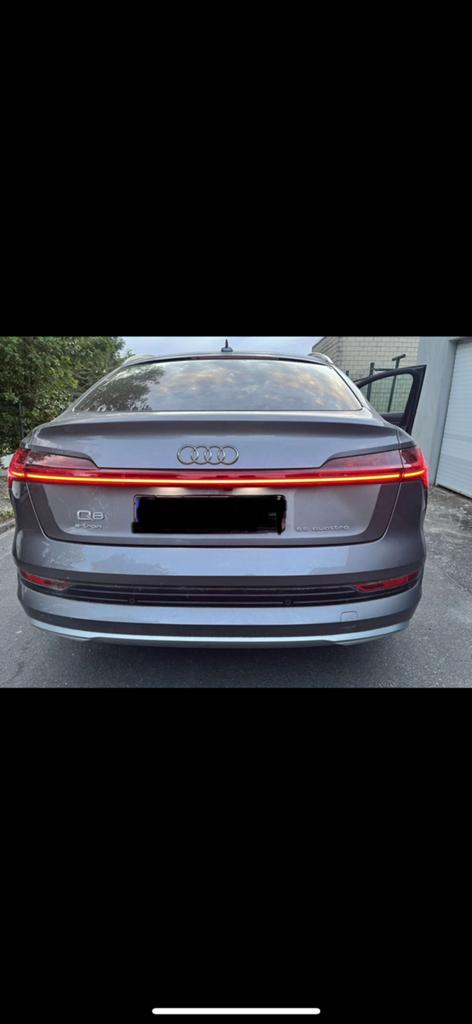 Audi Q8 55 etron, Auto's, Audi, Automaat, Zwart, Q8 e-tron, Leder