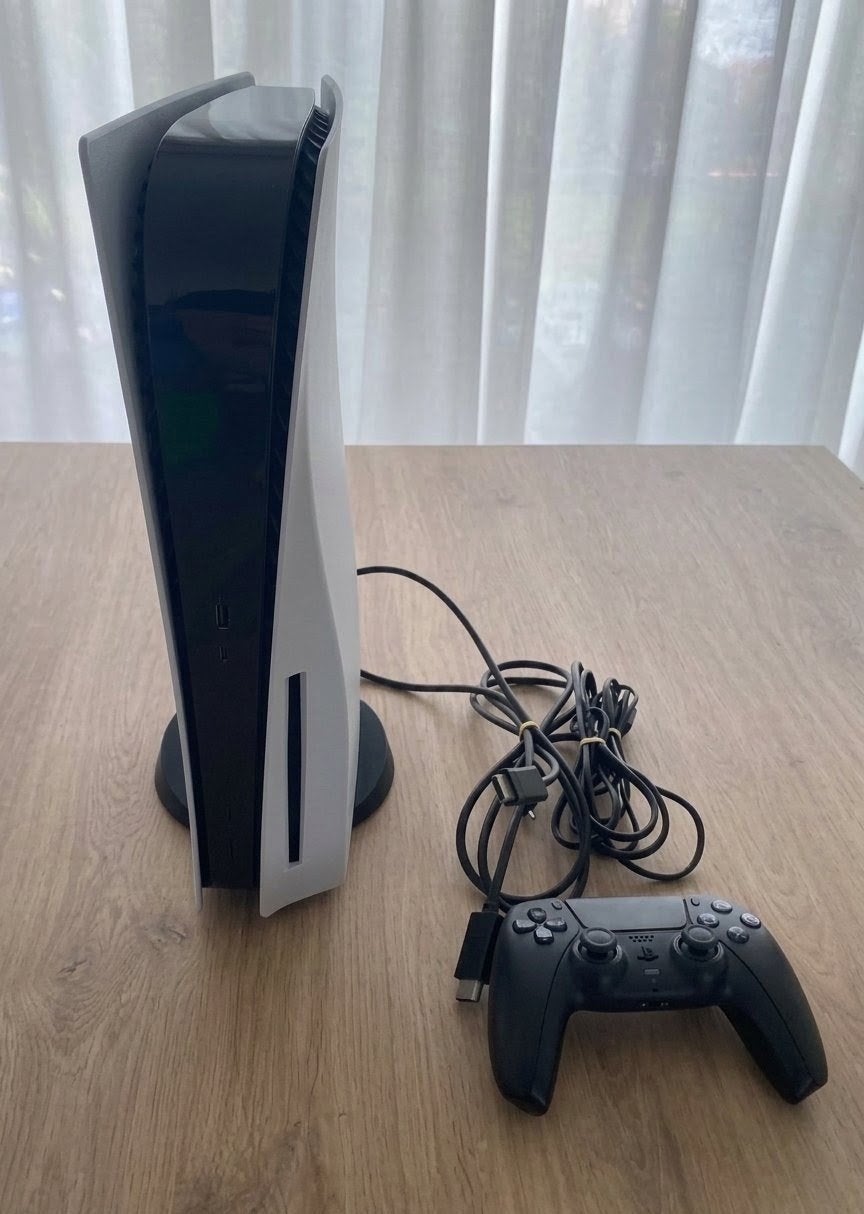 playstation 5 disc edition met controller, kabels en doos, Games en Spelcomputers, Ophalen, Zo goed als nieuw, Playstation 5