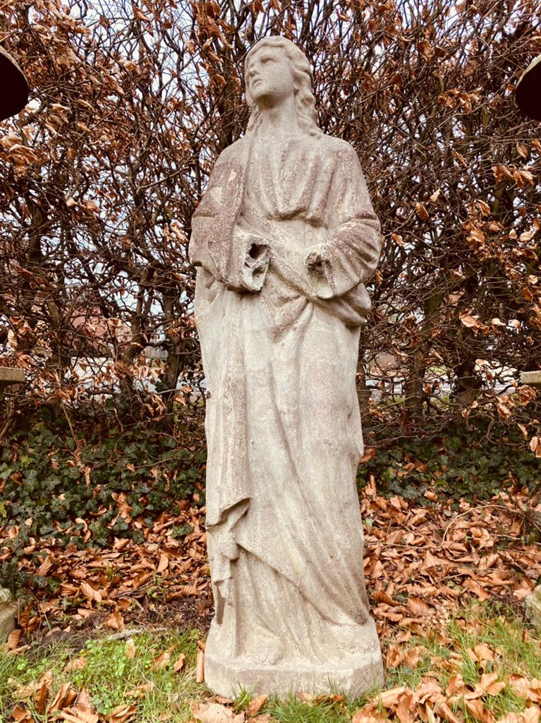 antiek Kerkbeeld afkomstig van begraafplaats, Antiek en Kunst, Antiek | Religieuze voorwerpen, Ophalen