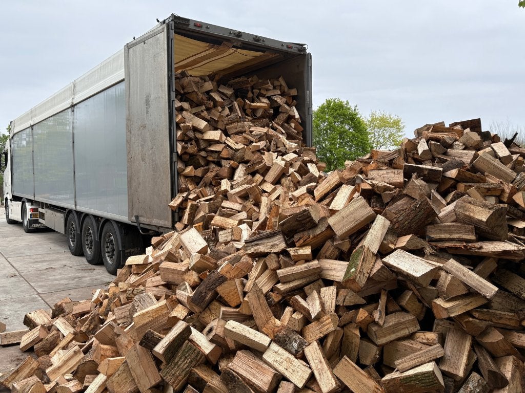 Brandhout in bulk voor wederverkopers | vanaf 80 kuub, 6 m³ of meer, Verzenden, Eikenhout, Blokken