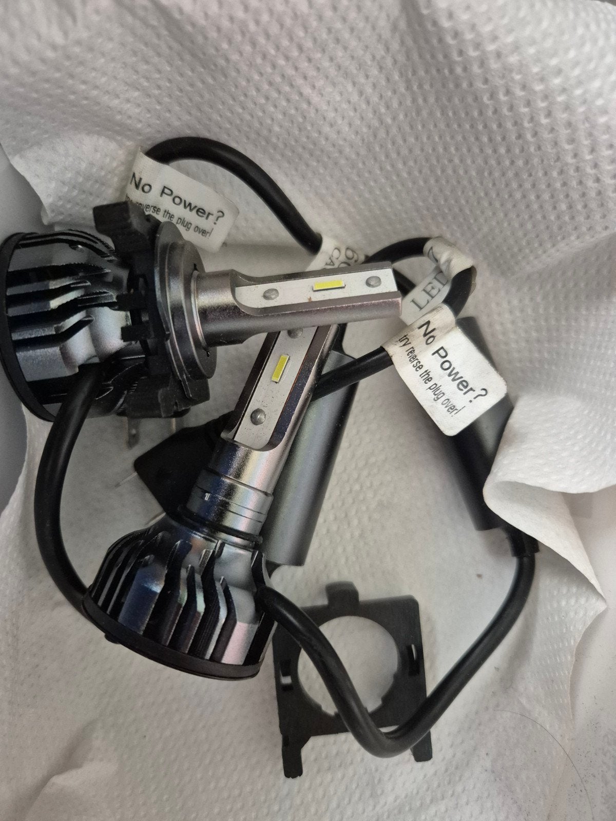 ampoules LED H7, Enlèvement