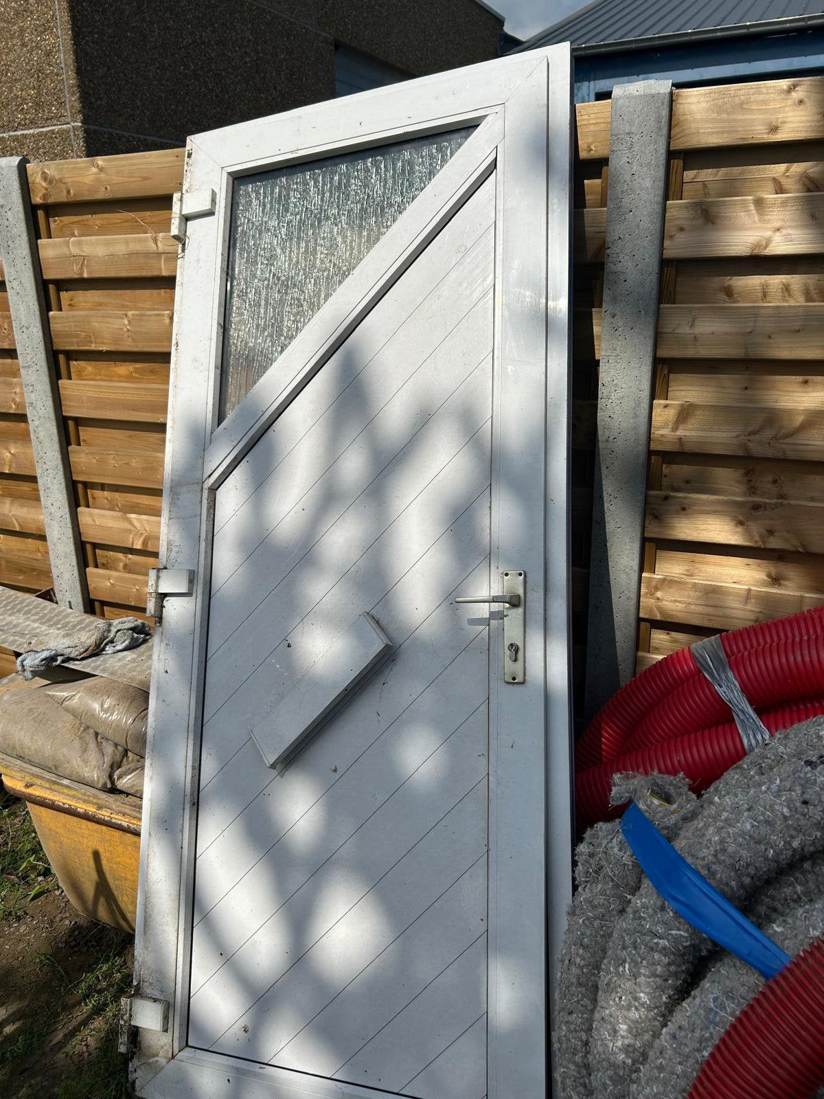 Deur, Ophalen, Gebruikt, 80 tot 100 cm, 215 cm of meer