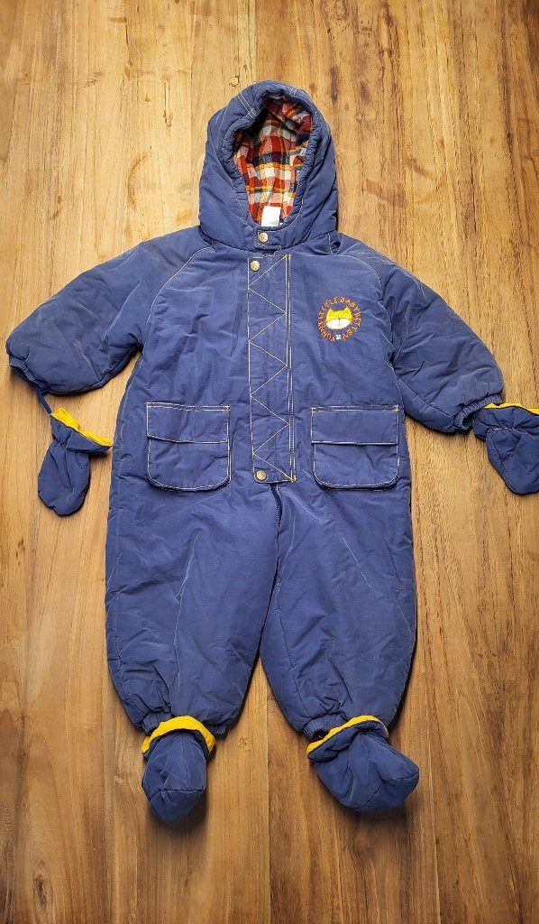 Blauw winterpakje / skipakje, Enlèvement, Utilisé, C&A, Garçon ou Fille