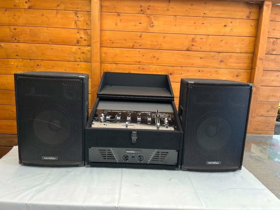 Novistar Complete PA Geluidsinstallatie, Enlèvement, Utilisé, Audio