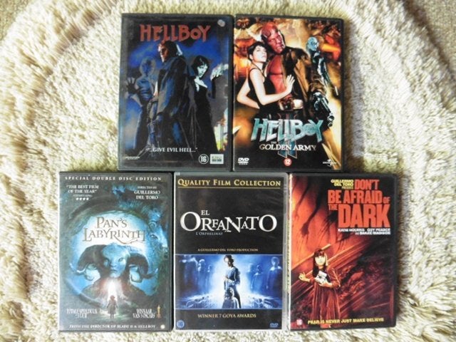Guillermo del Toro dvd pakket (5 Films) Fantasy / Horror, CD & DVD, Enlèvement ou Envoi, Anglais, Fantasy, Néerlandais
