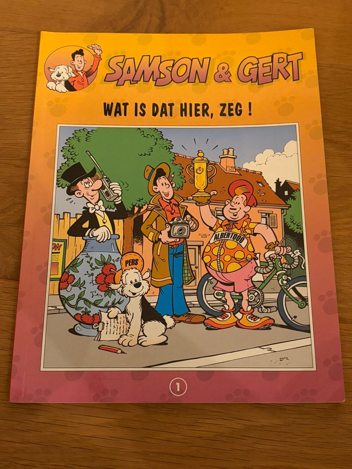 Samson en Gert - 1 - Wat is dat hier, zeg!, Eén stripboek, Ophalen of Verzenden, Gelezen