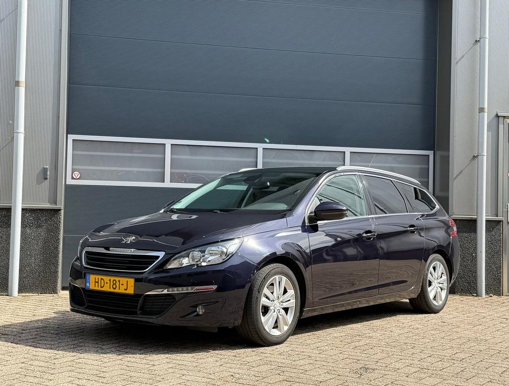 Peugeot 308 SW 1.6 BlueHDI Blue Lease Executive Pack bj.2015, Auto's, Peugeot, Blauw, Grijs, 82 g/km, Onderhoudsboekje