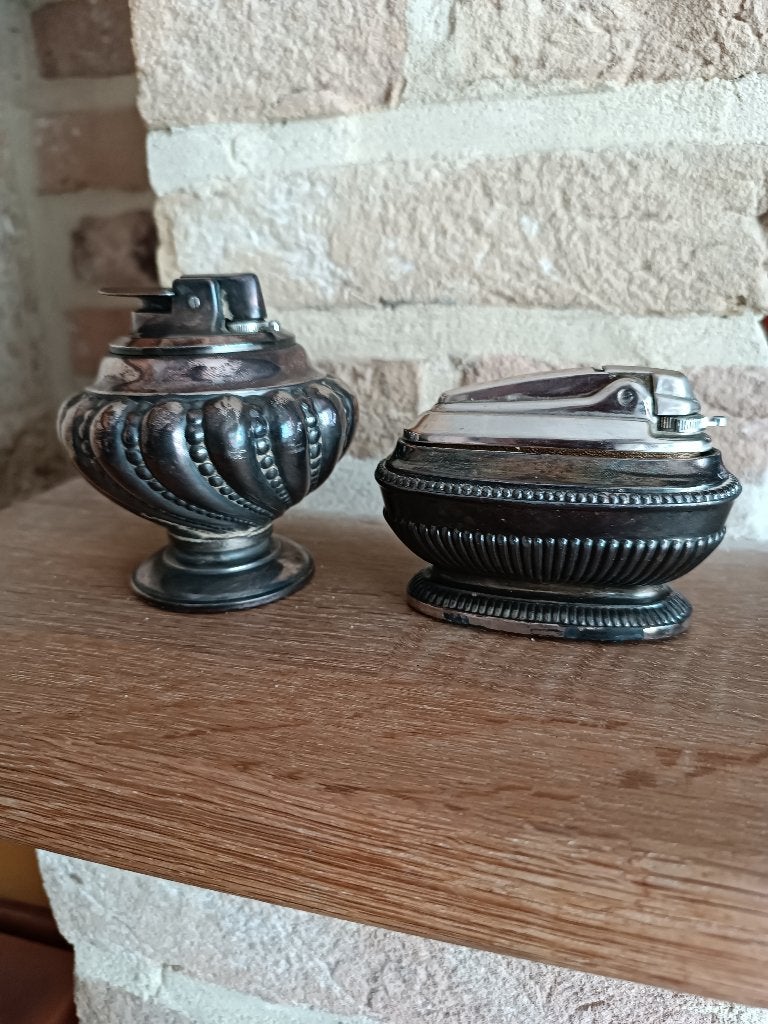 Set van 2 vintage retro aanstekers van RONSON, Verzamelen, Ophalen of Verzenden